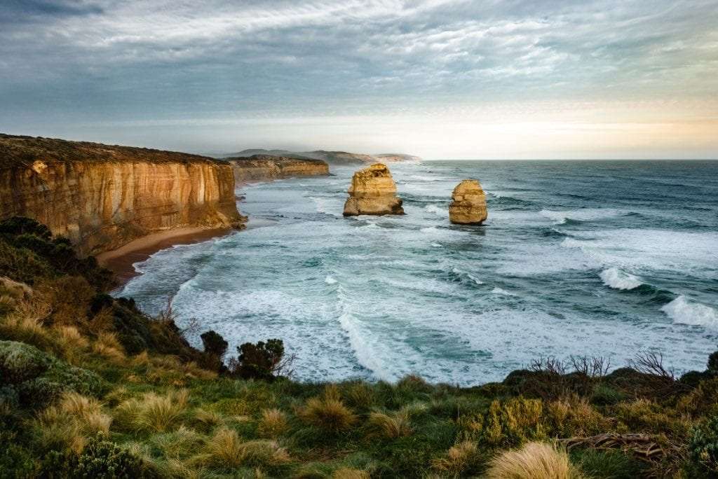 A view of the ocean