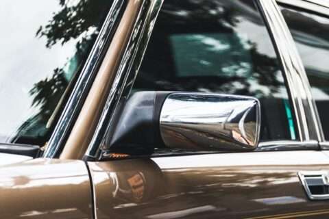 Side of a classic car
