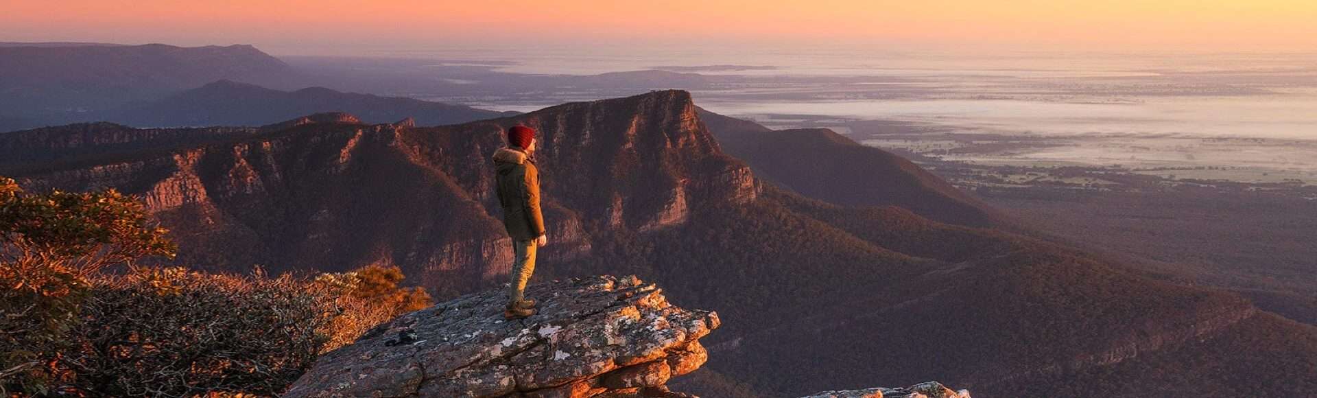 A person looking at a great view