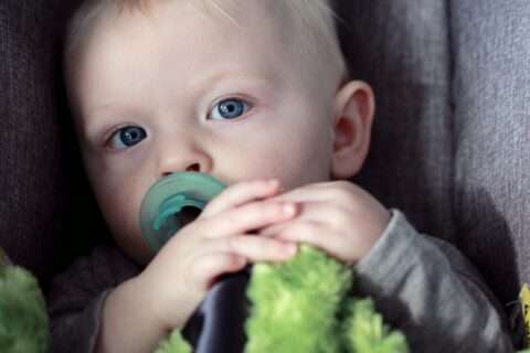 Close up photo of a baby