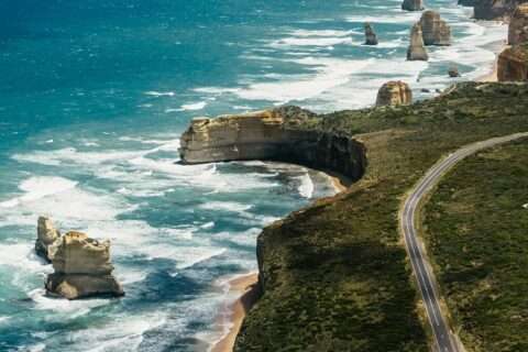 A road near the coast