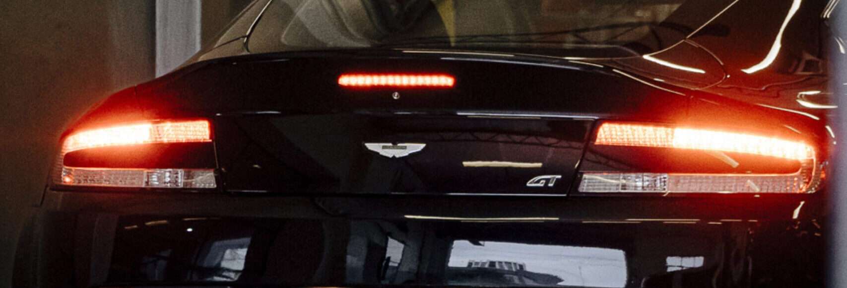 Back of an Aston Martin