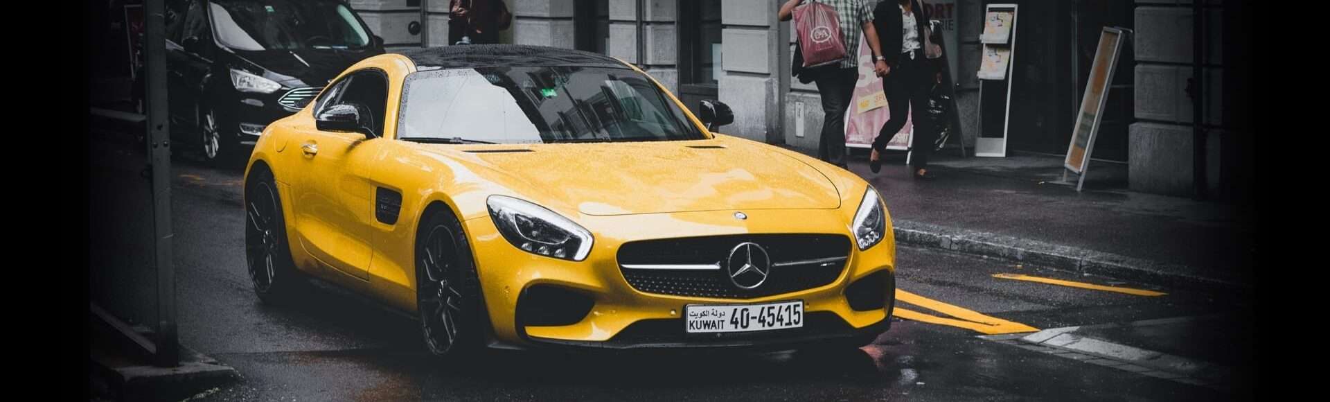 Yellow Mercedes