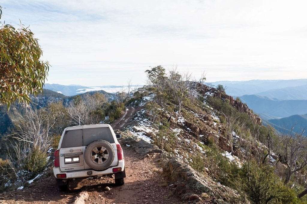 4x4 on a track
