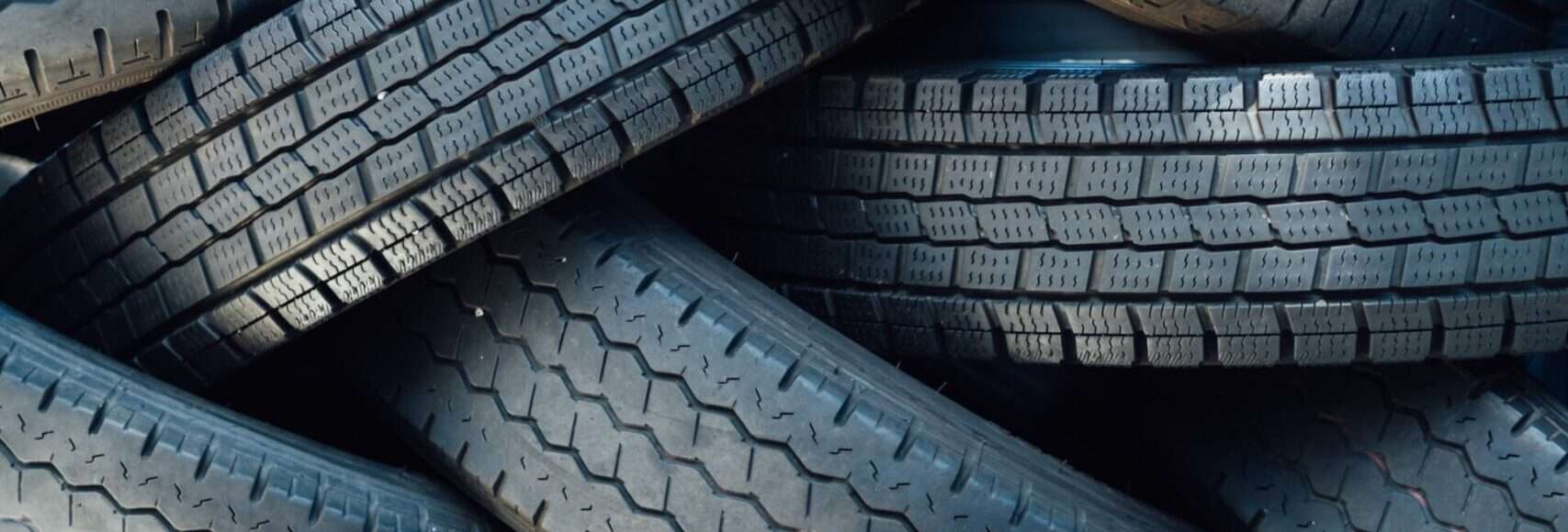 A pile of tyres.