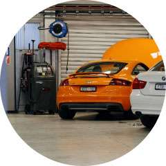 Back of an Audi
