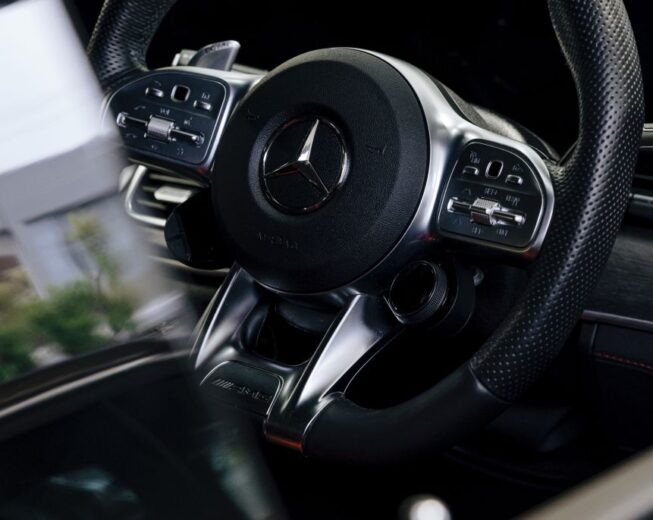 Mercedes Benz steering wheel