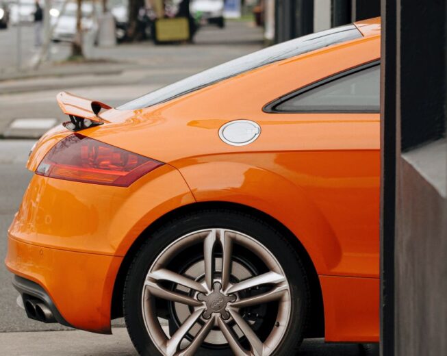 Back of an Audi