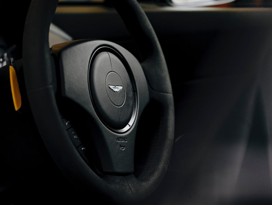 Aston Martin steering wheel