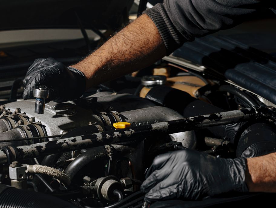 Fixing a car engine