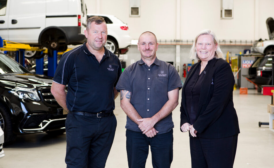 Cox Auto team