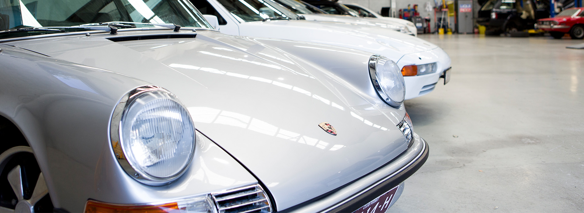 Silver Porsche