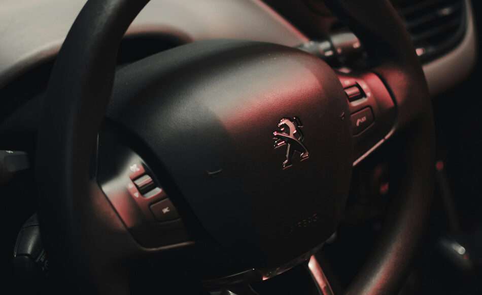 Peugeot steering wheel