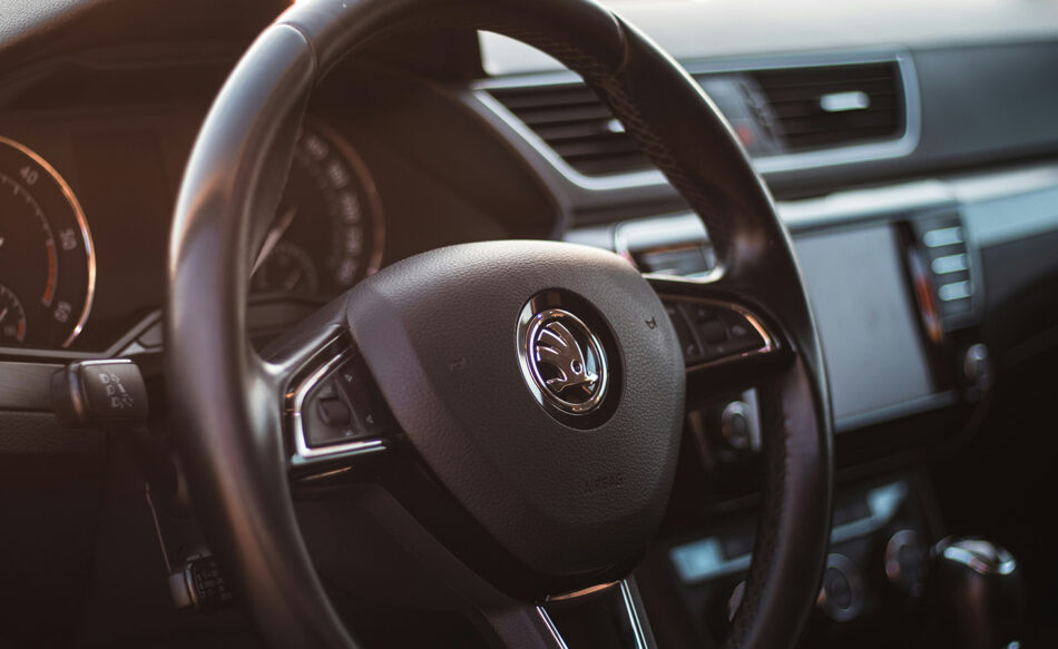 Skoda steering wheel